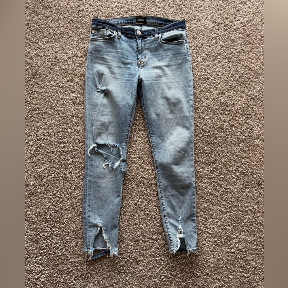 Distressed Light Blue Women's Jeans